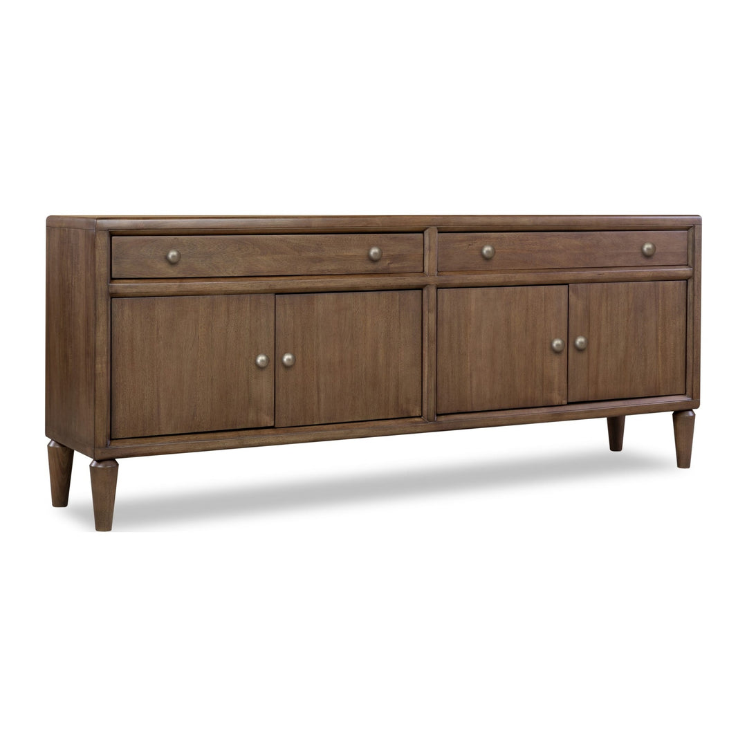 Langley 74" Entertainment Console by Modus in Autumn Forest — product view on a white background