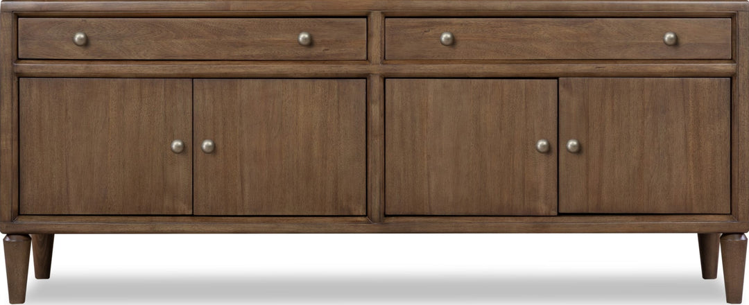 Langley 74" Entertainment Console in Autumn Forest — lifestyle photo