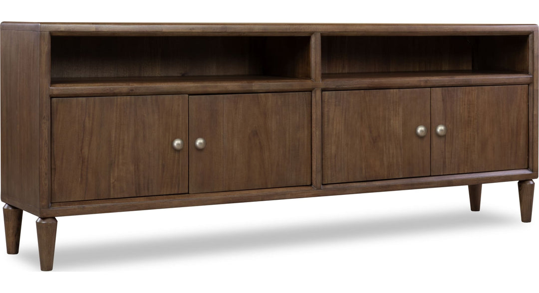 Langley 84" Entertainment Console in Autumn Forest — product view on a white background