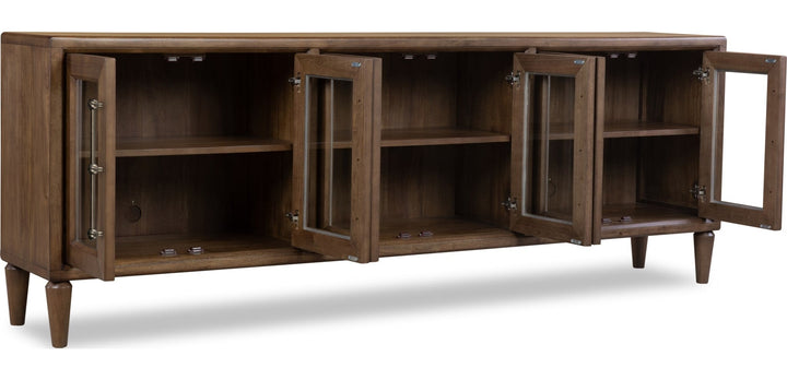 Langley 90" Entertainment Console in Autumn Forest — product view on a white background