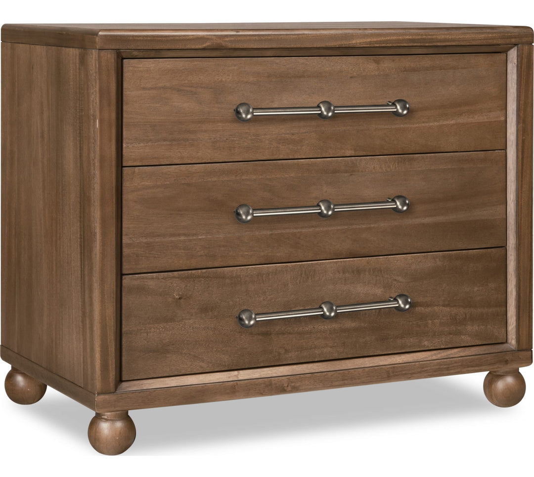Langley Bachelor Chest in Autumn Forest — on a white background