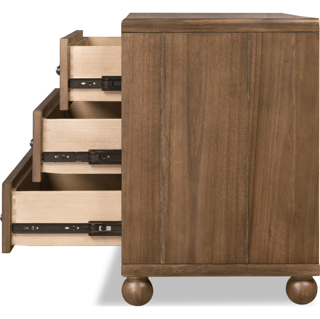 Langley Bachelor Chest in Autumn Forest — with drawers open