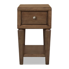 Langley Chairside Table by Modus in Autumn Forest — product view on a white background