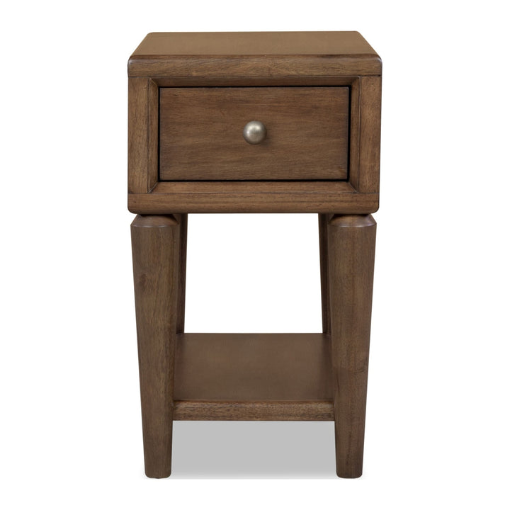 Langley Chairside Table by Modus in Autumn Forest — product view on a white background