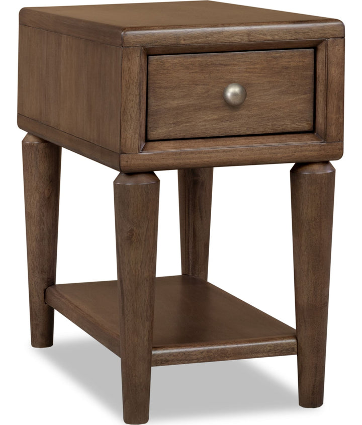 Langley Chairside Table in Autumn Forest — product view on a white background