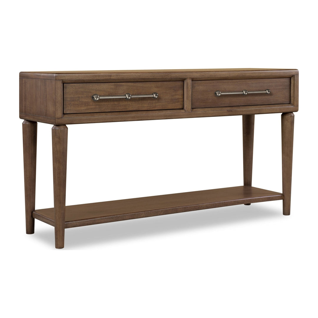 Langley Console Table by Modus in Autumn Forest — product view on a white background