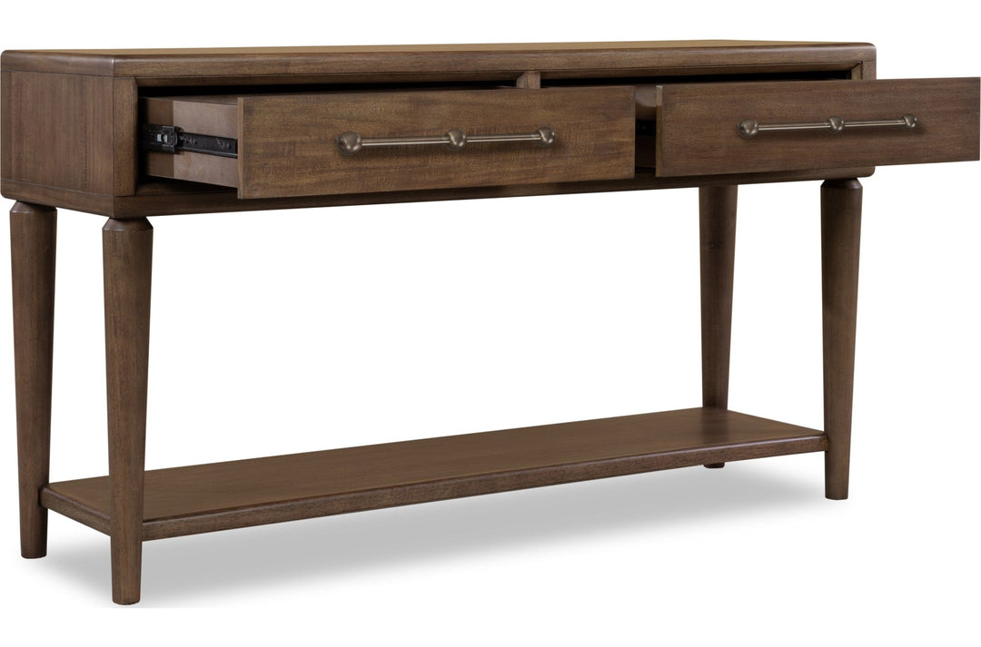 Langley Console Table in Autumn Forest — product view on a white background