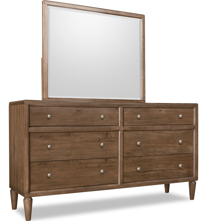 Langley Dresser in Autumn Forest — on a white background with the matching mirror (sold separately)