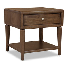 Langley End Table by Modus in Autumn Forest — product view on a white background