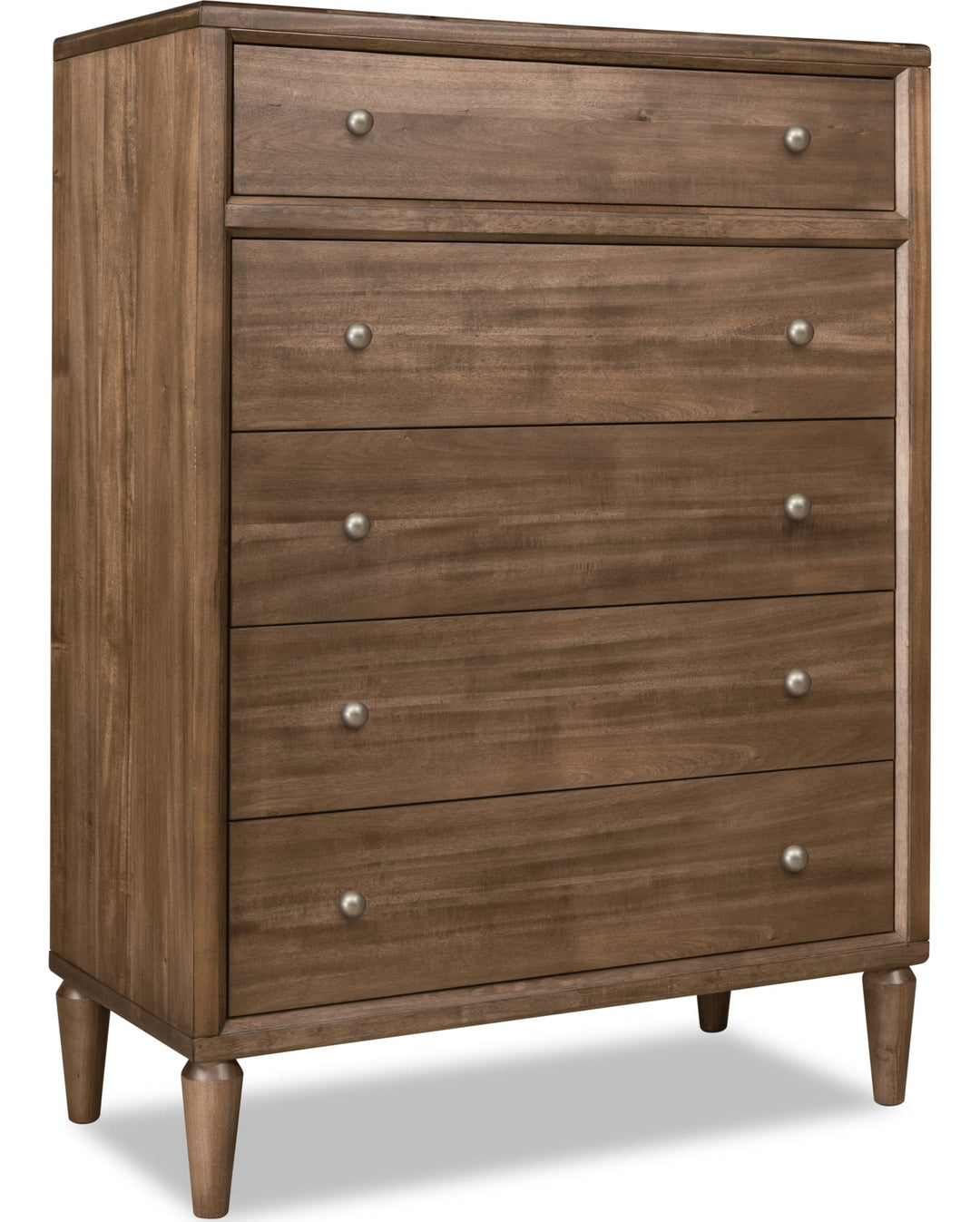 Langley Five Drawer Chest in Autumn Forest — on a white background