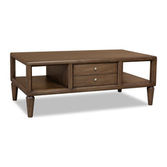 Langley Open Coffee Table by Modus in Autumn Forest — product view on a white background