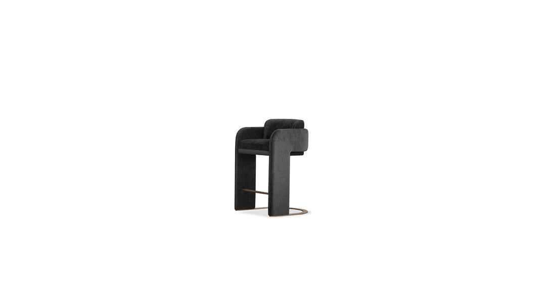 LARK Counter Stool  Carbon Black