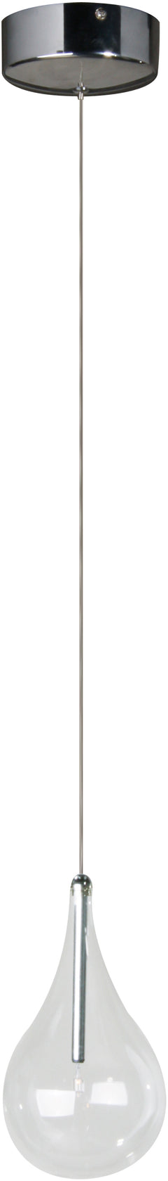 Larmes 1-Light Pendant by ET2 Lighting in Polished Chrome finish