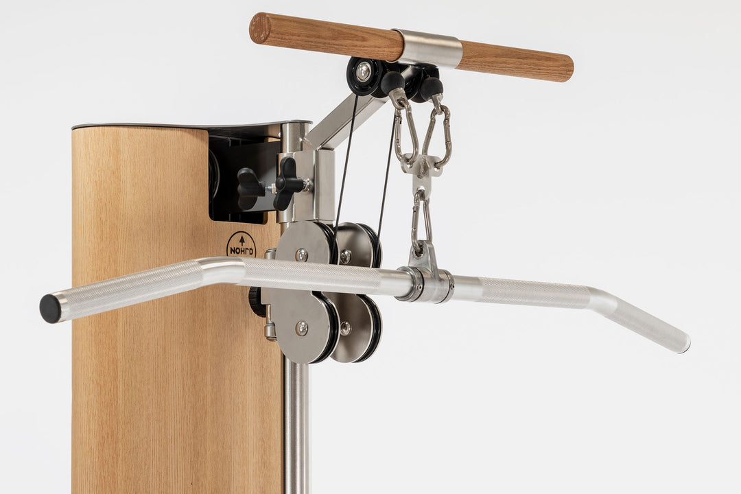 NOHRD SlimBeam Aluminum Lat Bar on white background