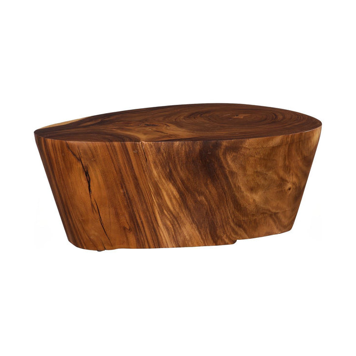 Lathe Coffee Table, Natural by Phillips Collection — centered product view