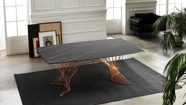 Latour QuickShip dining table lifestyle