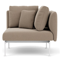 Layout Corner Seat by Barlow Tyrie – Arctic White, white background