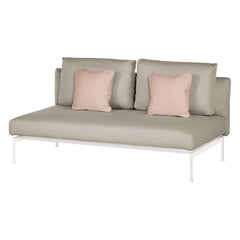 Layout Double Bench by Barlow Tyrie, white background
