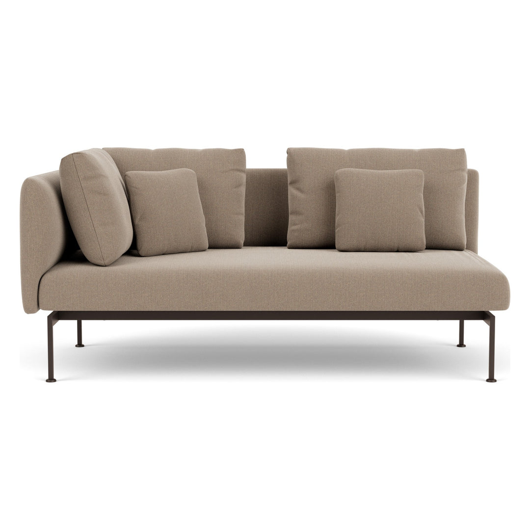 Layout Double Corner Seat 173 by Barlow Tyrie – Forge Grey