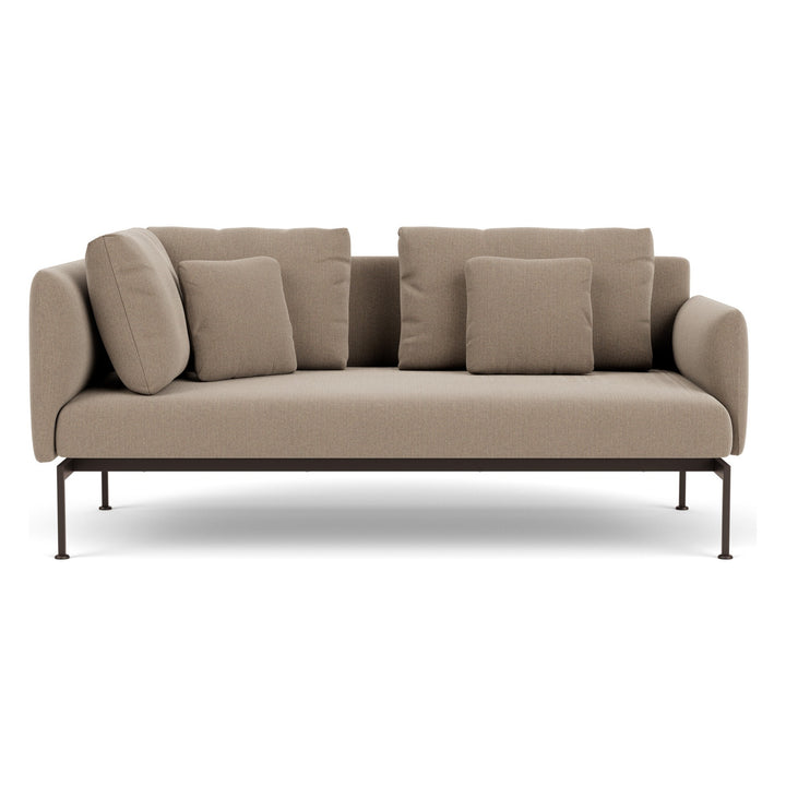 Layout Double Corner Seat 179 by Barlow Tyrie – Forge Grey