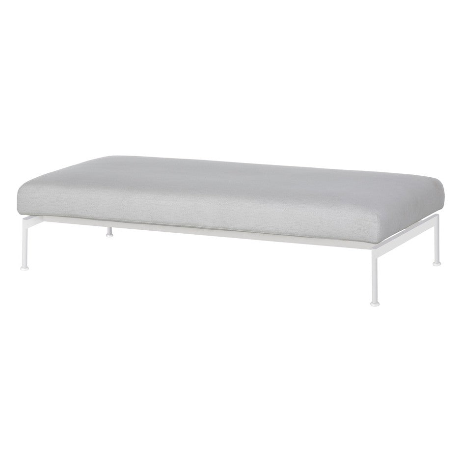 Layout Double Ottoman by Barlow Tyrie, white background