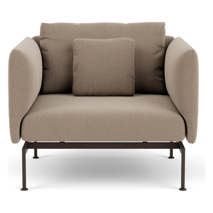 Layout Single Seat – High Arms by Barlow Tyrie – Forge Grey