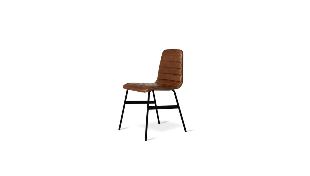 Lecture Dining Chair Upholstered by Gus Modern on white background