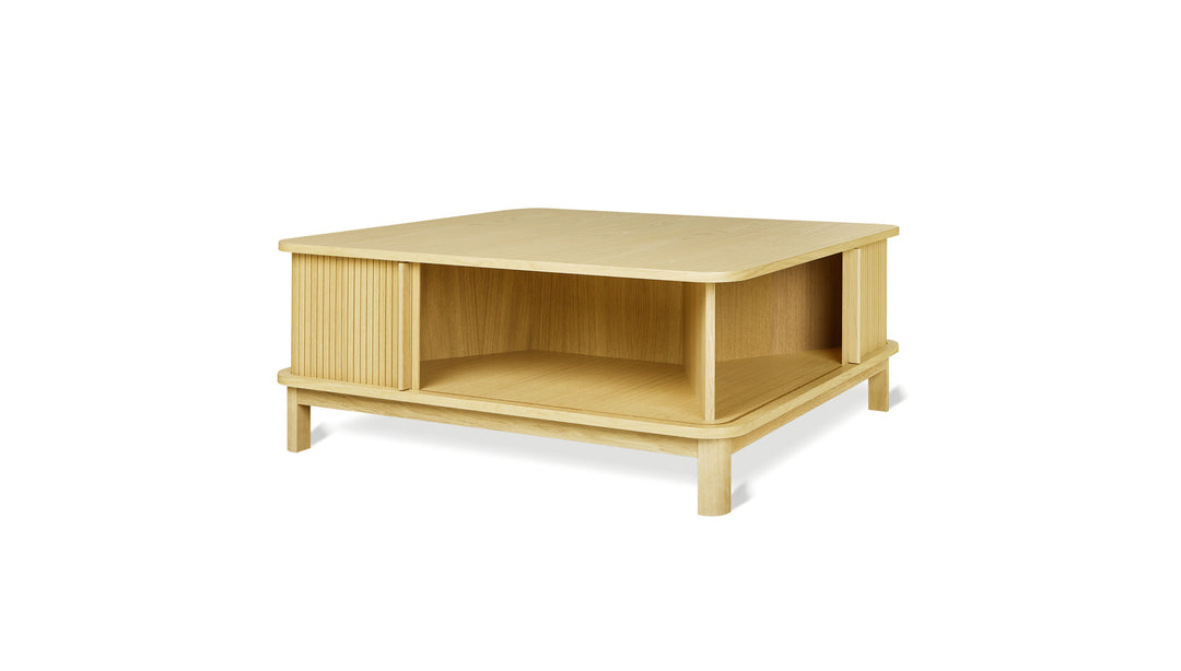 Ledger Coffee Table by Gus Modern on white background