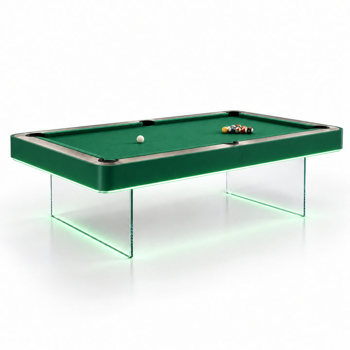 Levia pool table - Solid Emerald 