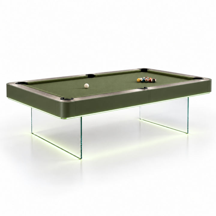 Levia pool table - Olive &amp; Charcoal 