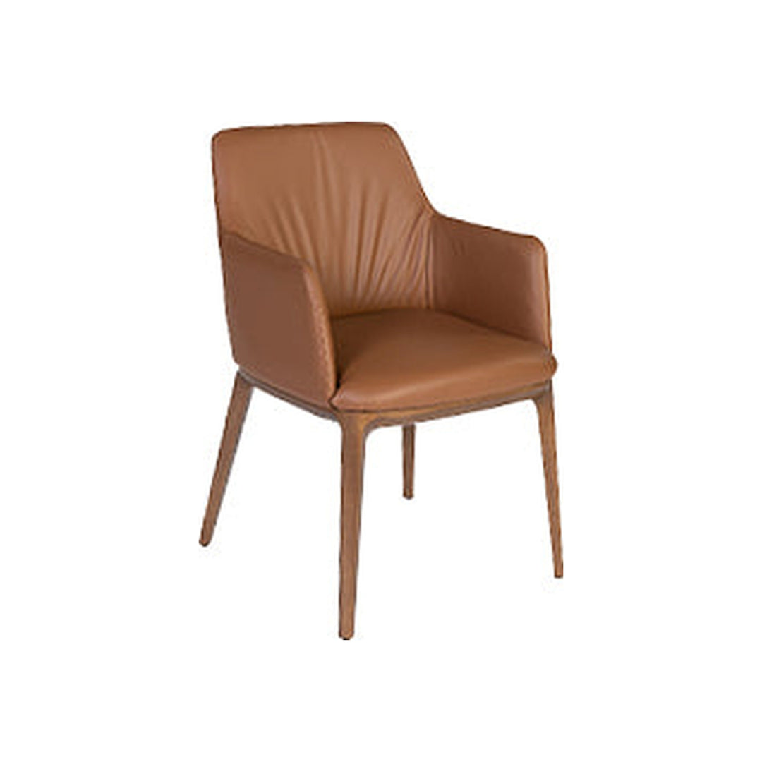 Lidia Arm Metal Base Dining Chair — product (Taji-scaled)