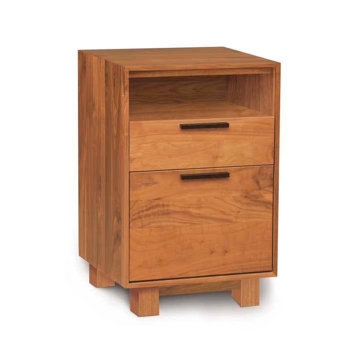 Copeland Linear narrow file cabinet in cherry