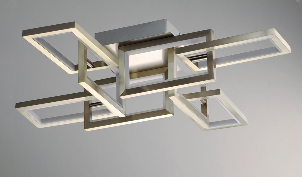Link LED Flush Mount by ET2 Lighting, styled view 1