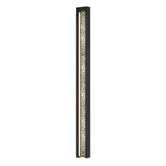Liquid 60" LED Outdoor Wall Sconce by ET2 Lighting in Black, front view