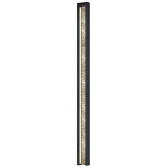 Liquid 72" LED Outdoor Wall Sconce by ET2 Lighting in Black, front view