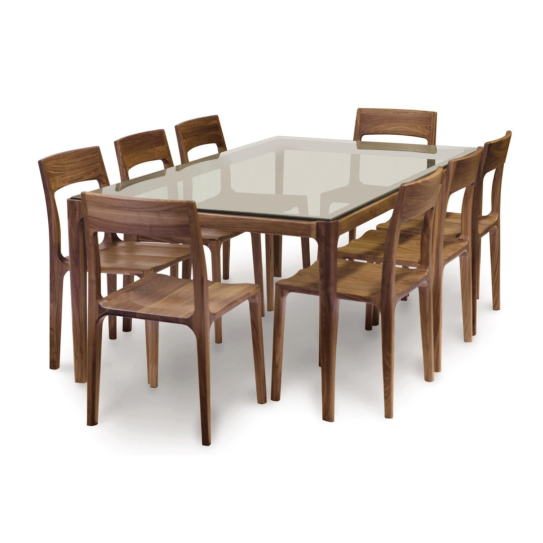 Lisse Glass Top Dining Table by Copeland Furniture