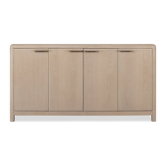 Liv Four Door Sideboard by Modus in White Sand — product view on a white background