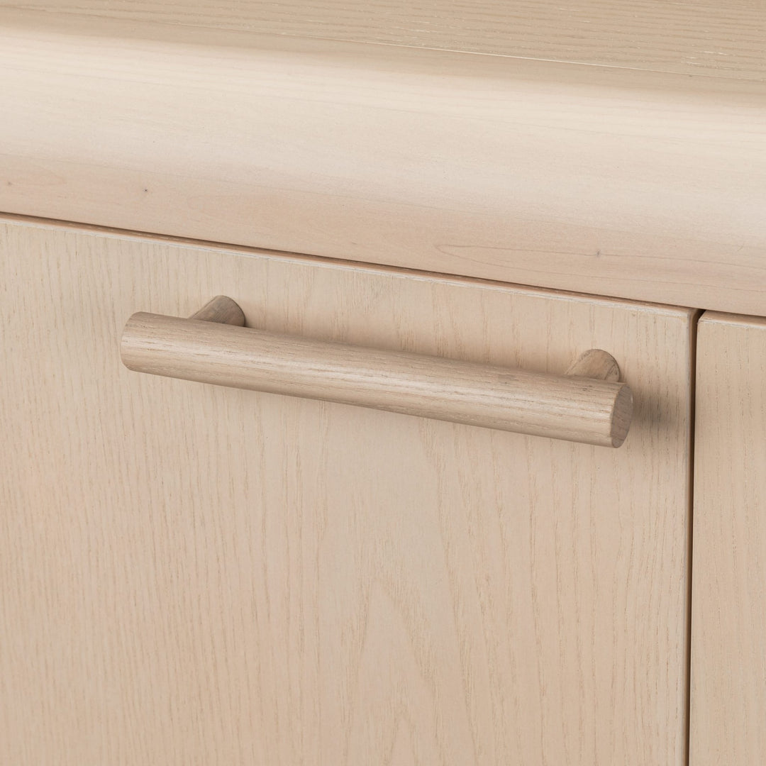 Liv Four Door Sideboard in White Sand — lifestyle photo