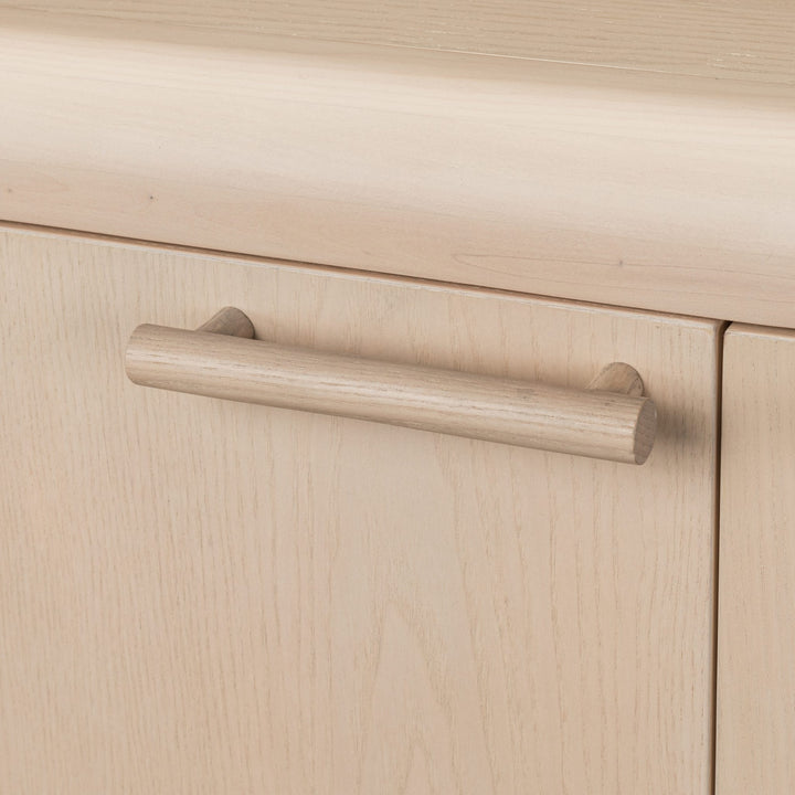 Liv Four Door Sideboard in White Sand — lifestyle photo