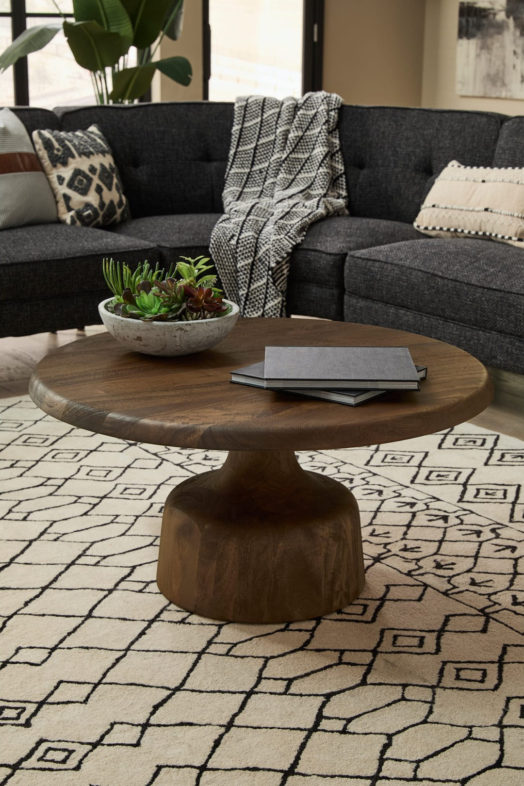 Lloyd Coffee Table in Tamarind — lifestyle photo