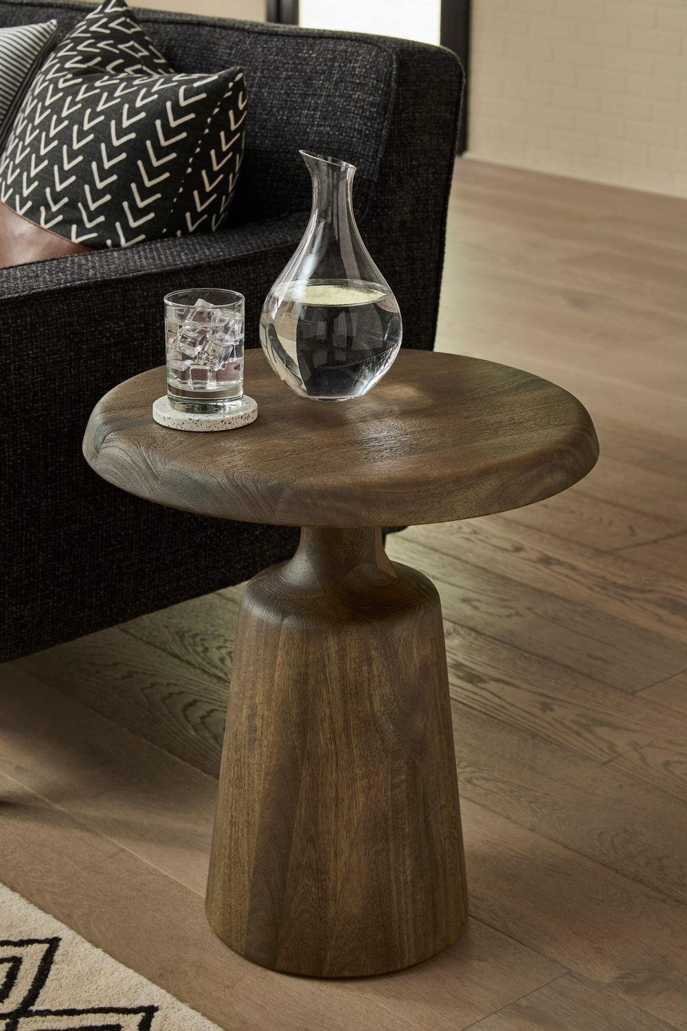 Lloyd End Table in Tamarind — lifestyle photo