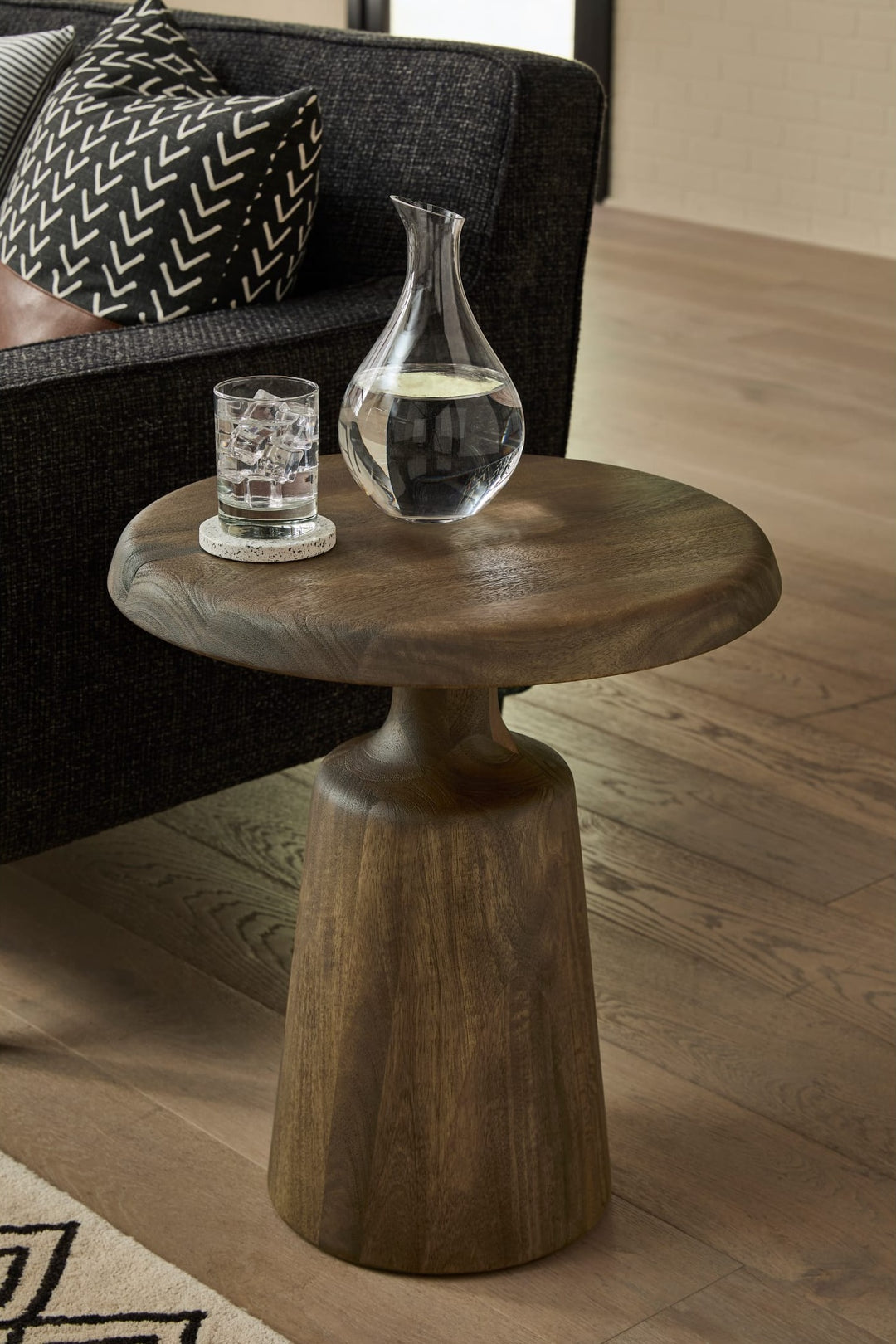 Lloyd End Table in Tamarind — lifestyle photo