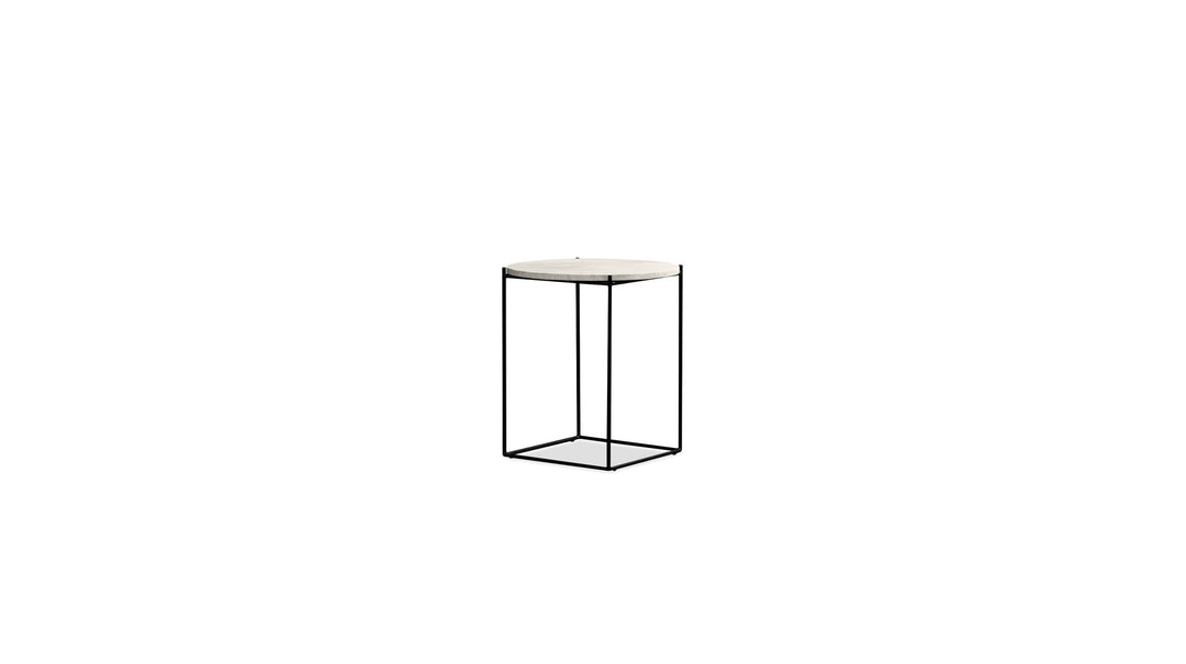 LOLA End Table in Travertino