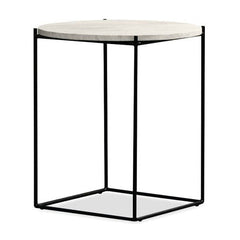 LOLA End Table in Travertino Mobital