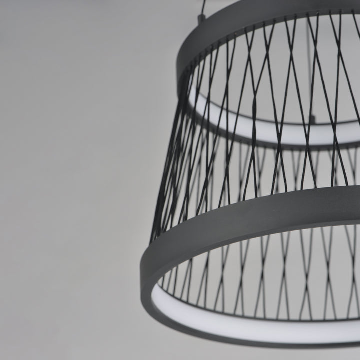 Loom 20" LED Pendant by ET2 Lighting, styled view 4