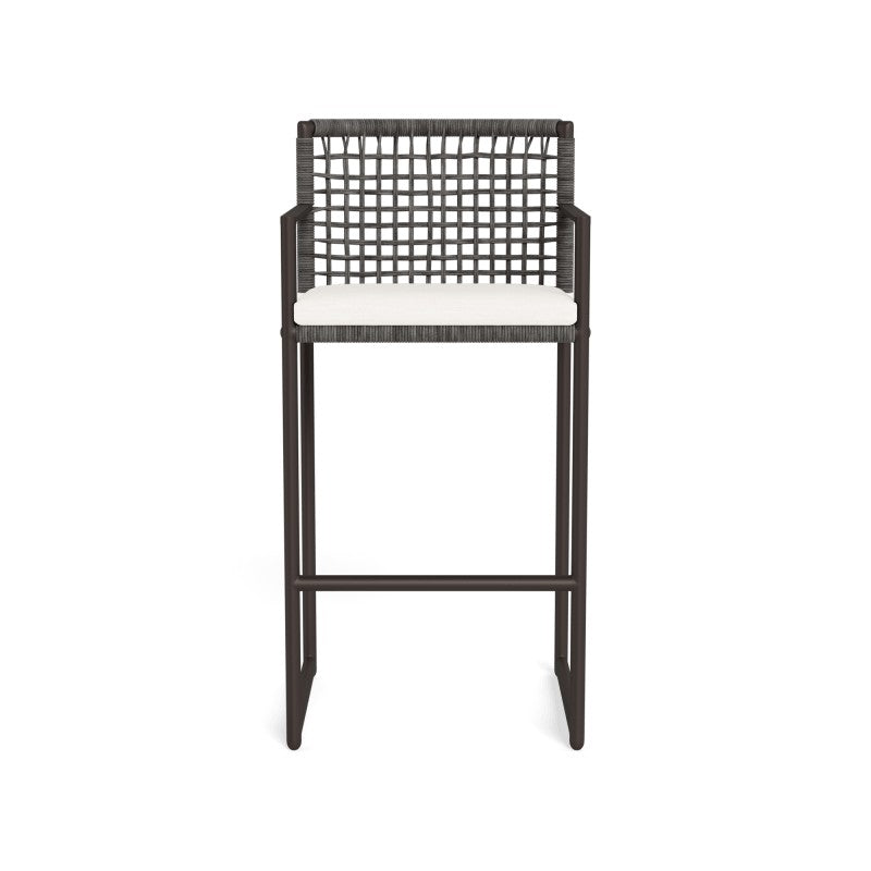 Loop Bar Stool by Harbour in Aluminum Bronze