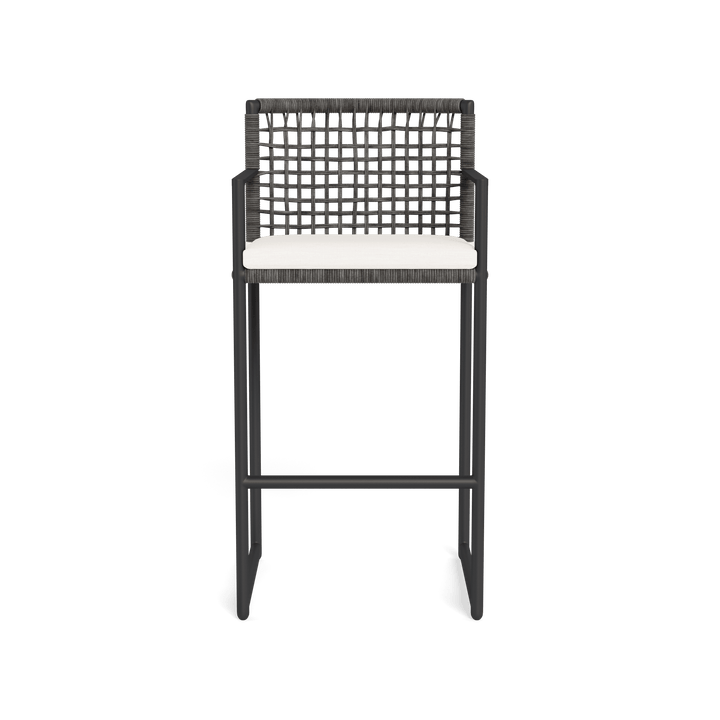 Loop Bar Stool by Harbour in Aluminum Asteroid