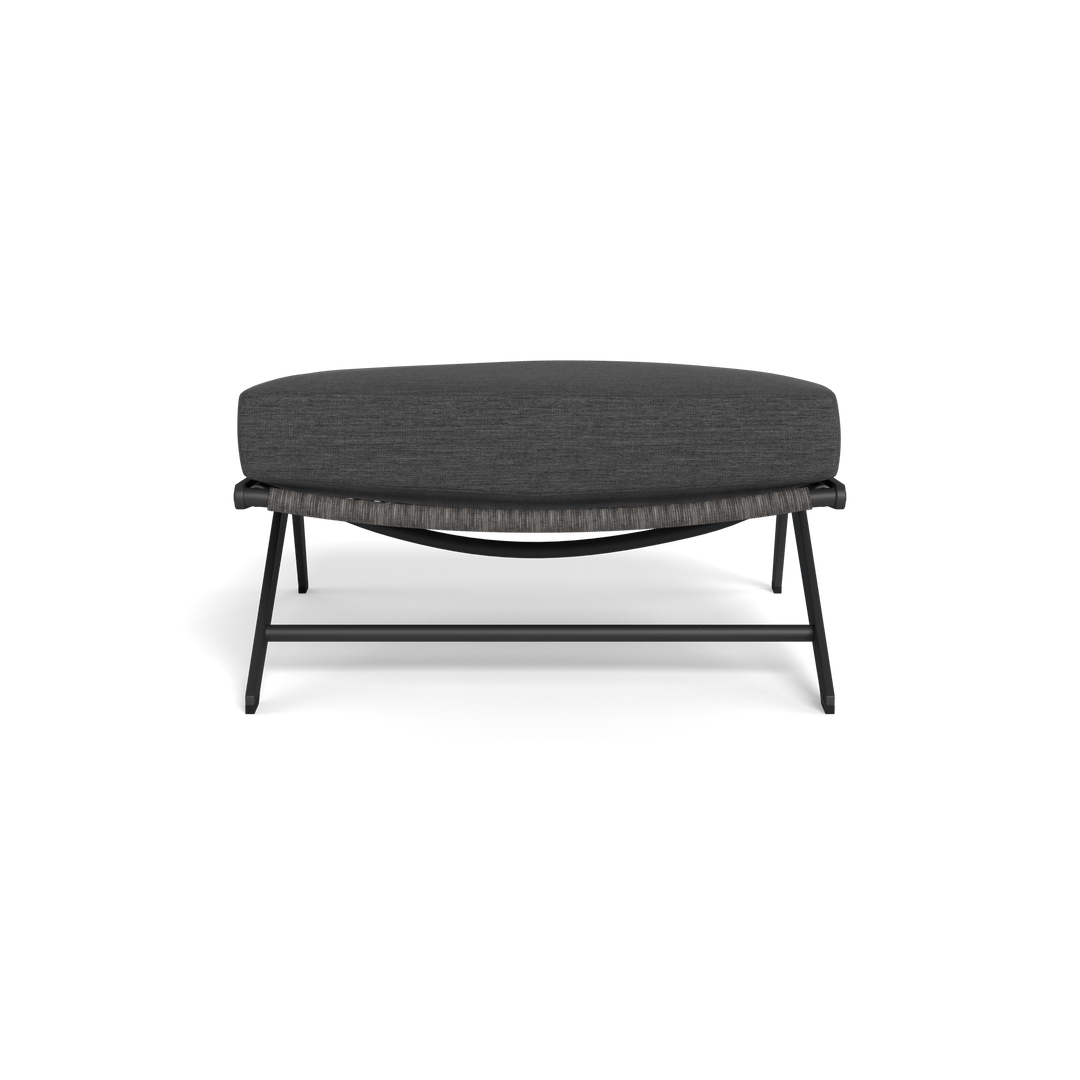 Loop Ottoman by Harbour in Aluminum Bronze