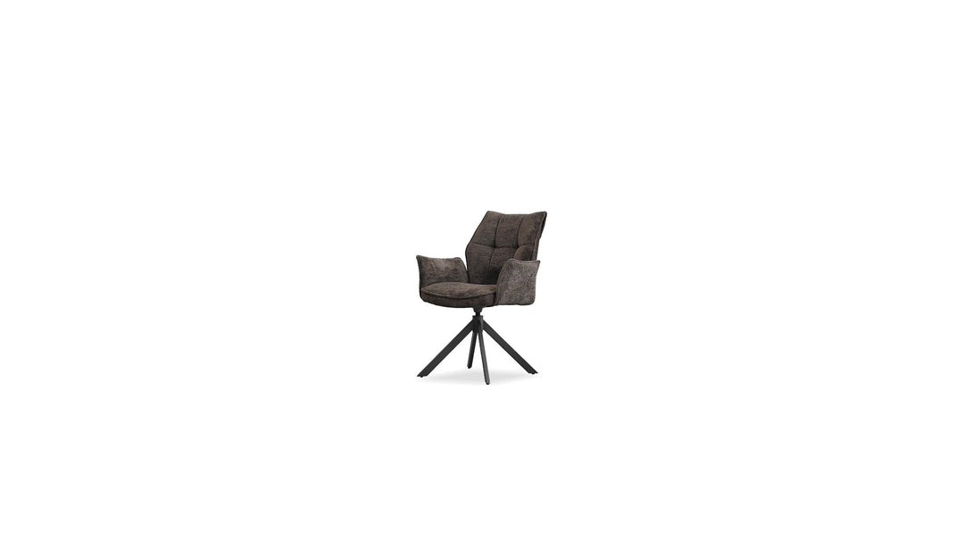 LOUIS Dining Chair Swivel 360 Espresso