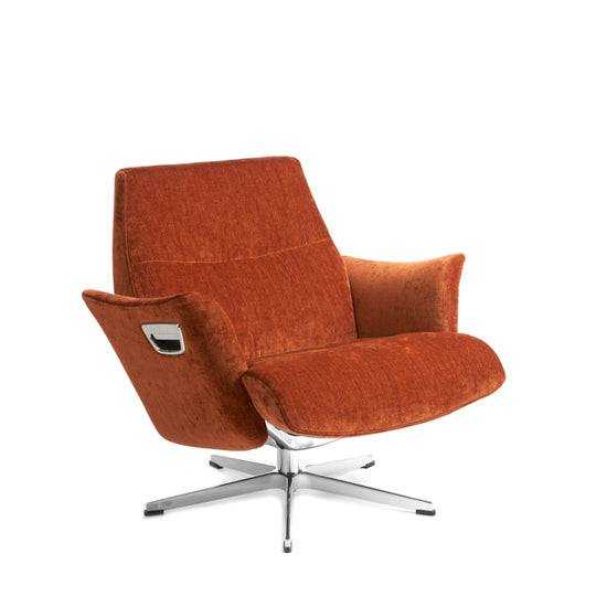 Beyoung Low Recliner by Conform — Trade Source Group 30 leather option, facing right